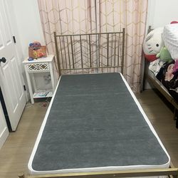 Twin bed frame & box spring - x 2 available