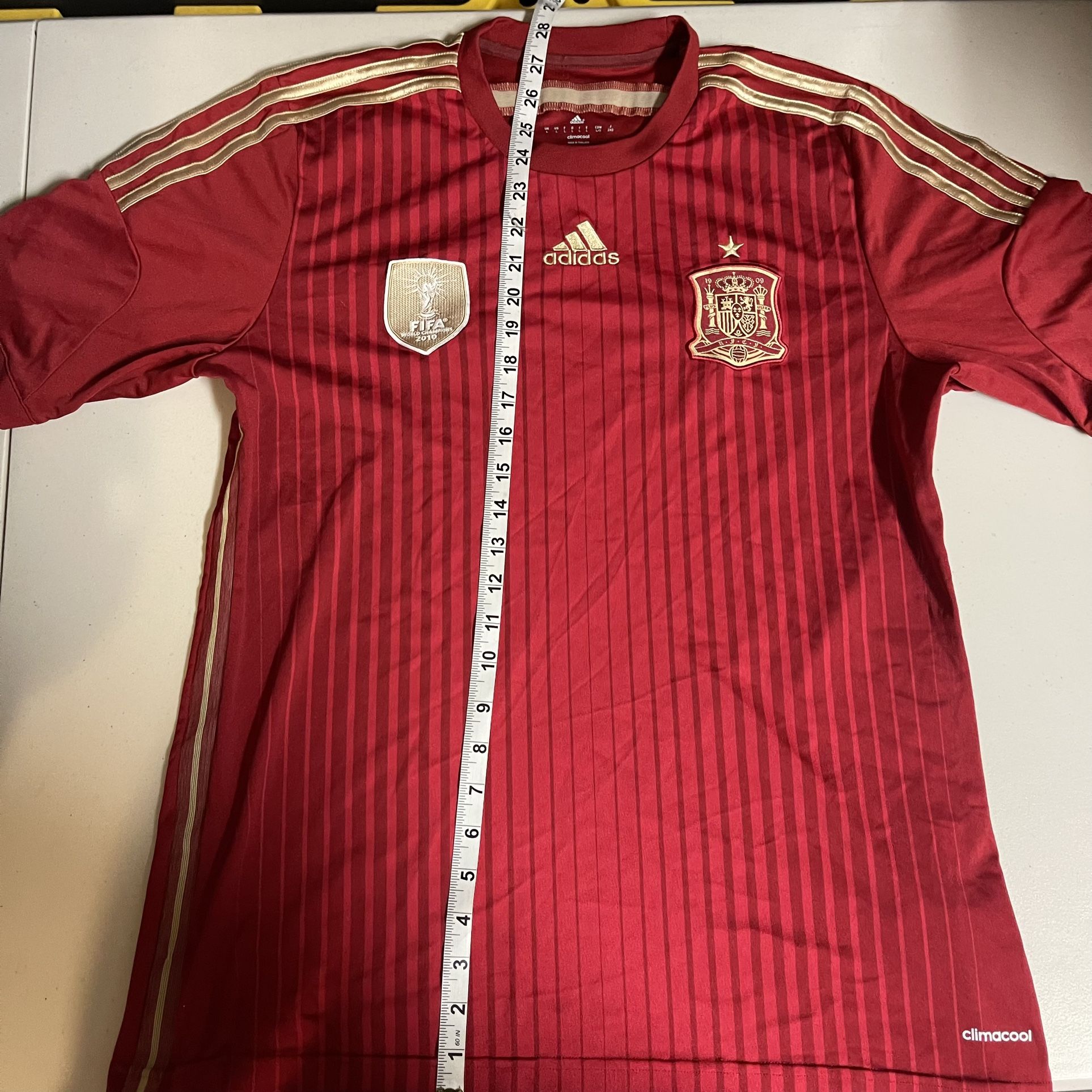 Adidas Spain Football Jersey 2010 FIFA World Cup, Men's Fashion