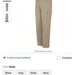 Red Kap Men Khaki Pants 