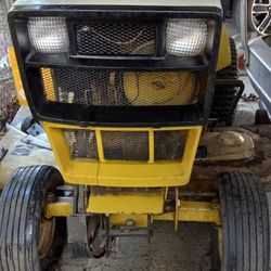 1970's Sears Lawn Tractor, With Mowing Deck, Plow, And Disk