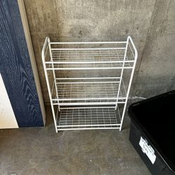 White Storage Rack 