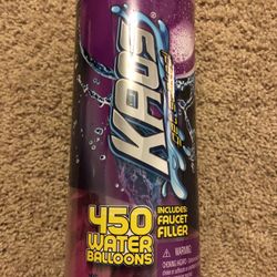 450 Purple Water Balloons With Fossett Filler