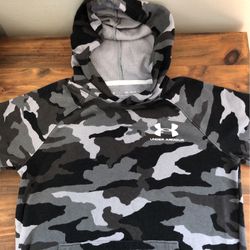 Under Armour Sweatshirt, Gray Camo,  YM