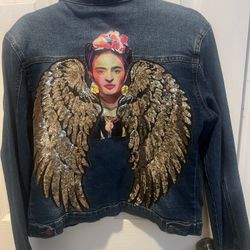 Women’s Frida Kahlo Denim Jacket 