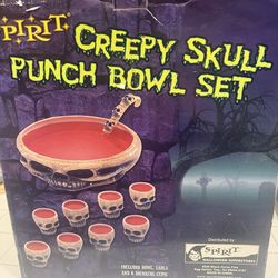 Halloween punch bowl set( ceramic)