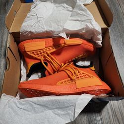Adidas X Pharrell Williams NMD human race orange shoes