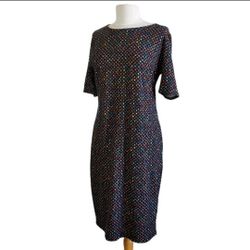 LULAROE Julia Pencil Womens Dress Large