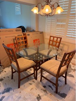 Table and chairs