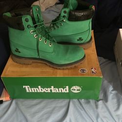 Timberlands Boston Celtics , Green.size 9 In Men 