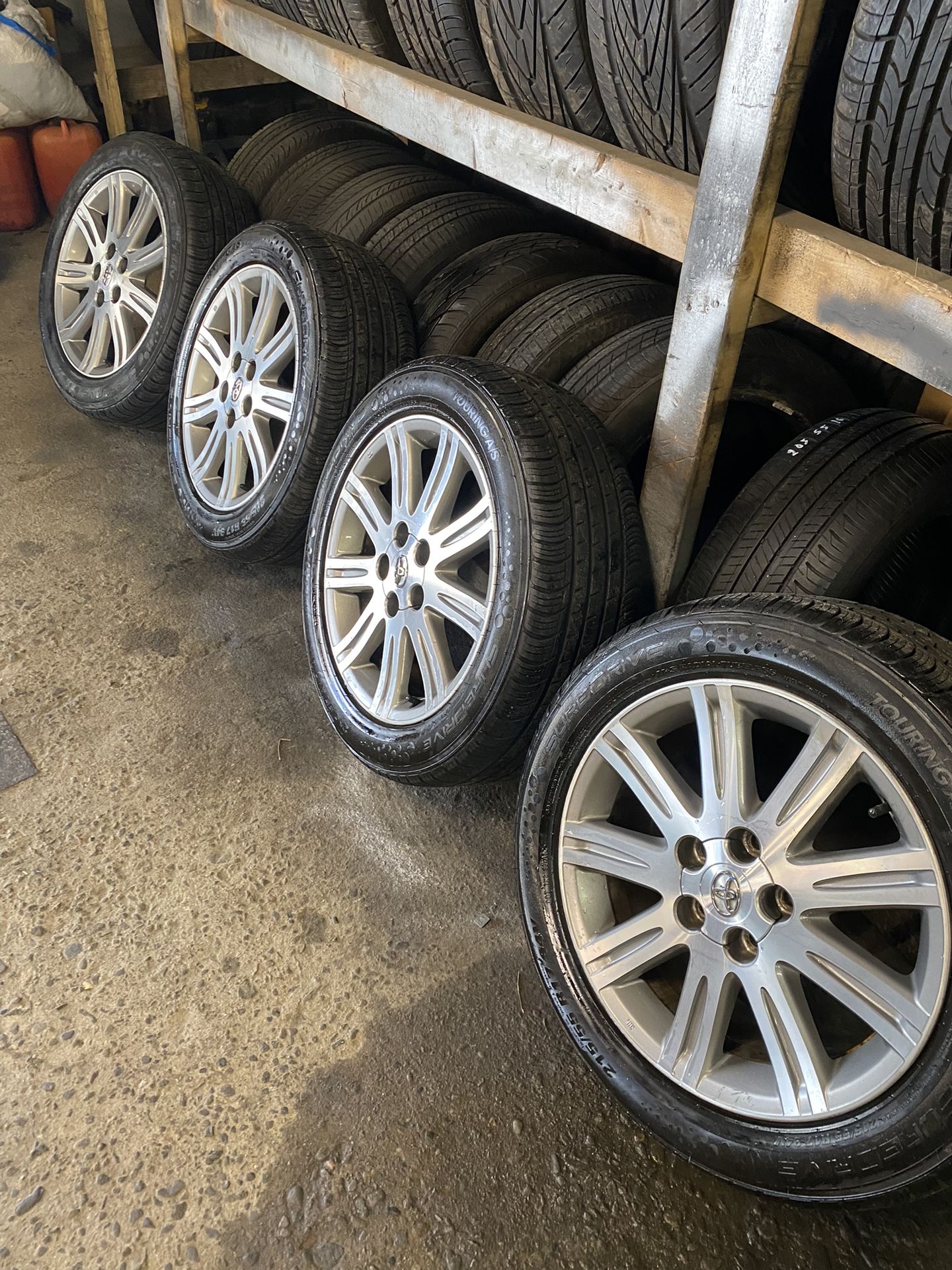 17” Toyota Rims And Tires