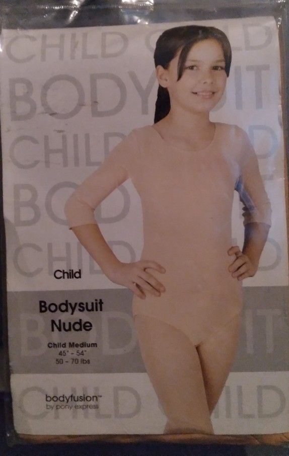 New Child Bodysuit Nude Fit 50 To 70 Lbs