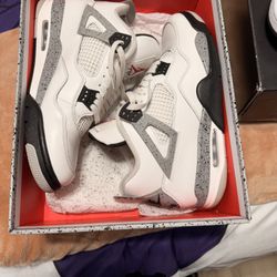 Air Jordan 4 White Cement 