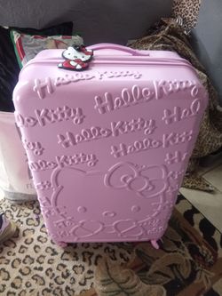 Large Sturdy Hello Kitty Luggage