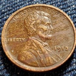 32SX003 HIGHER GRADE 1913 LINCOLN WHEAT CENT 
