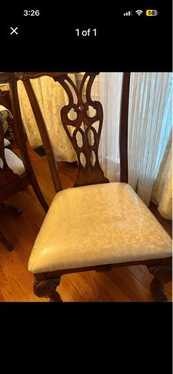 6 custom made set of 6 dining room chairs for sale and 2 arm chairs free if you boy 6