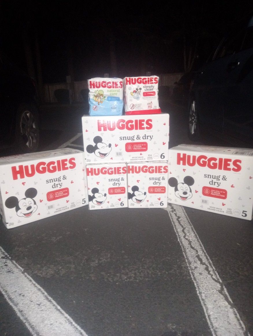 Huggies Size 5 And 6