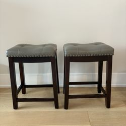 Counter Height Stools (2) 