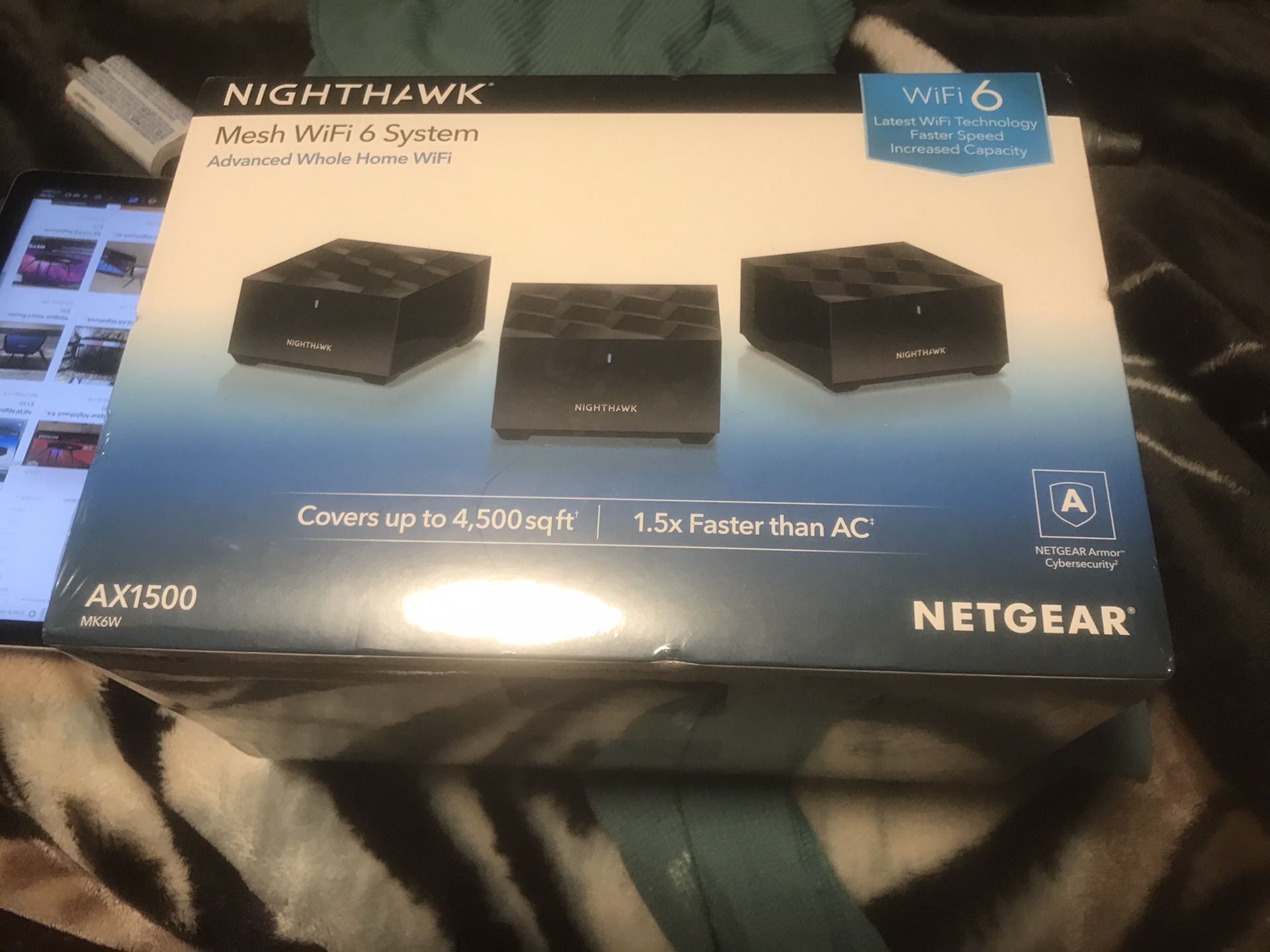 Netgear nighthawk mesh Wi-Fi six system advanced whole home Wi-Fi AX1500