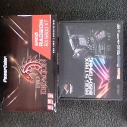 Power Color AMD RADEON. Red Dragon RX 6800 XT And ROG STRIX 8450-F-GAMING! 200 For Both