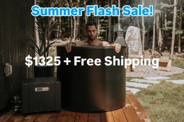 Cold Plunge Ice bath w/ 1HP Chiller & Accessories