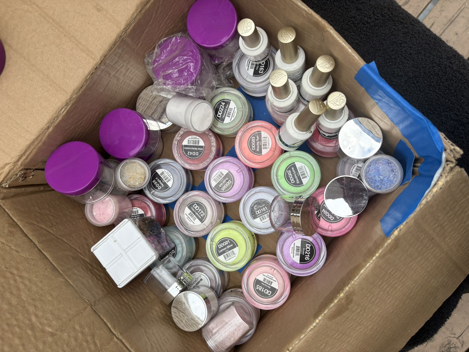 Box of Nail Supplies