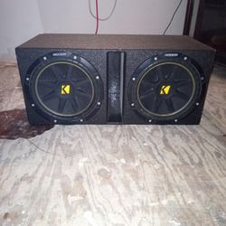 12 "Inch Kicker Comp Speakers In A Pro Box