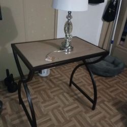 Small Wood/Metal Table 