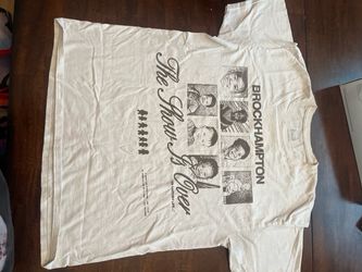 (XL) Brockhampton The Show Is Over White Tee