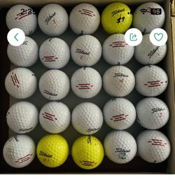 30 Titleist Trufeel Golf Balls Near Mint Condition