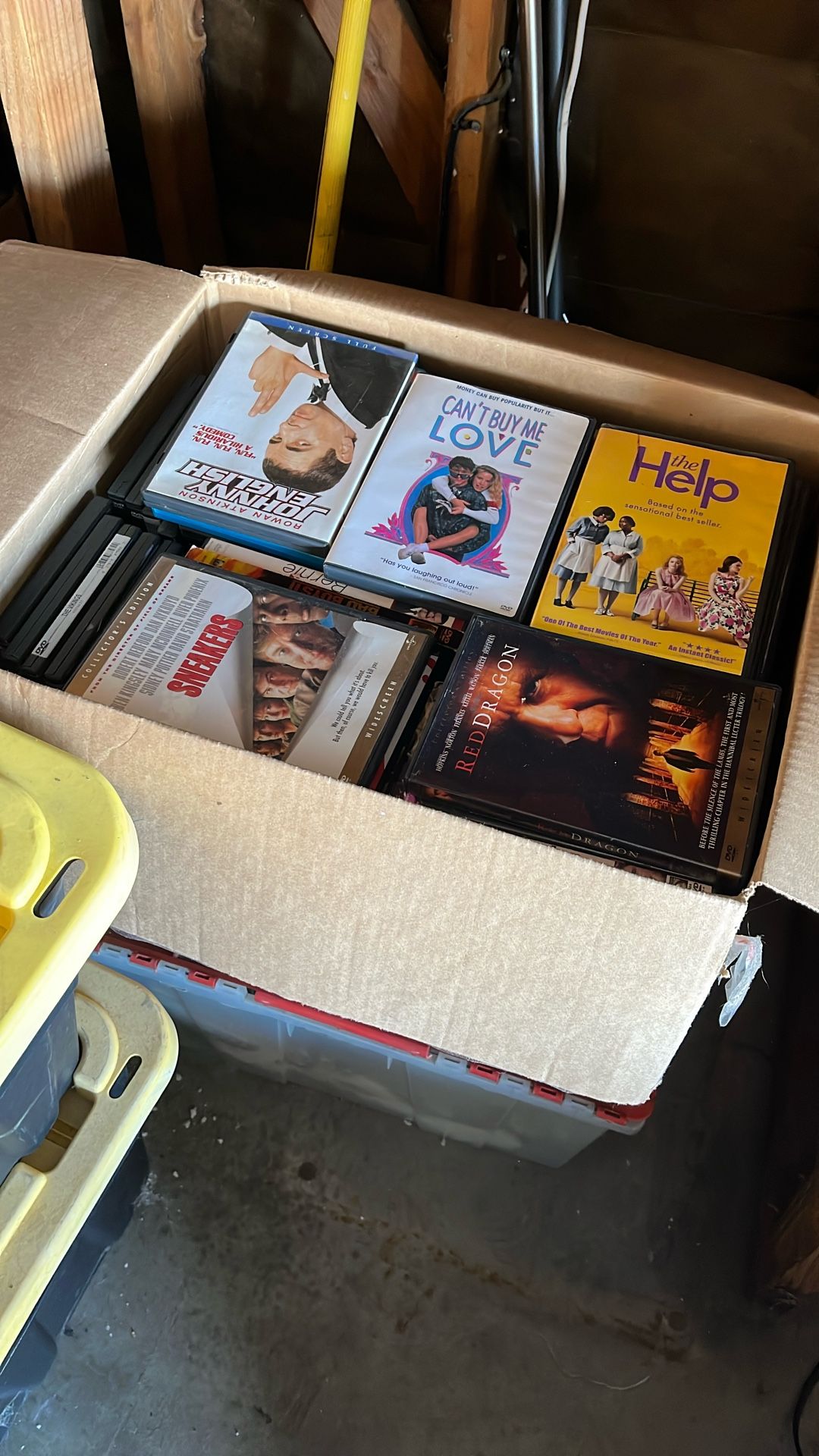 Box Of 100 Plus DVD’s 
