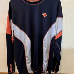 Harley-Davidson Men’s 3XL Performance, Long Sleeve Coolcore Jersey 