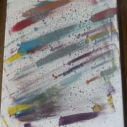 Comet Splash Painting 