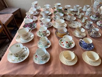 China tea cups and saucers
