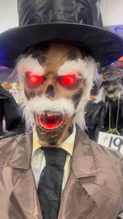 Home Accents LED Zombie Barber Animatronic