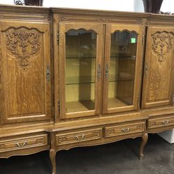 Vintage Hardwood Cabinet