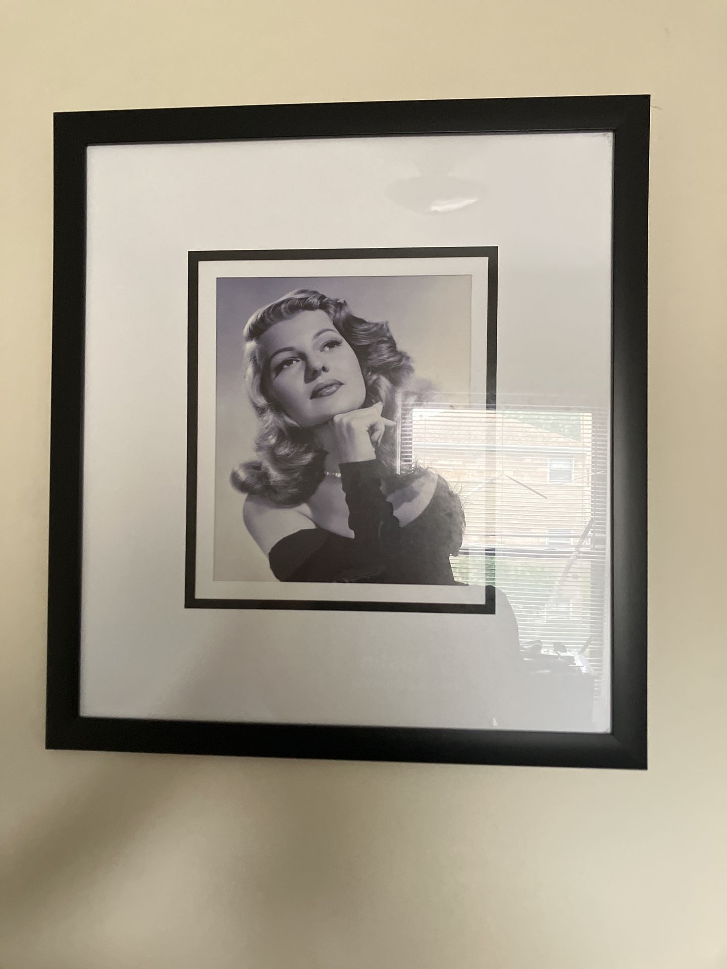 Art Rita Hayworth Classic Black And White