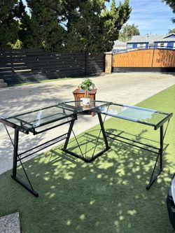 Glass Desk