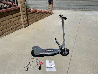 Razor E325 Adult Ride-On 24V High-Torque Motor Electric Powered Scooter, Silver