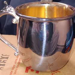 Towle Silver EP Plated Baby Cups