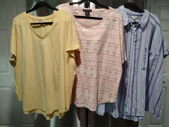 WOMEN'S SHIRTS - 3X and 4X