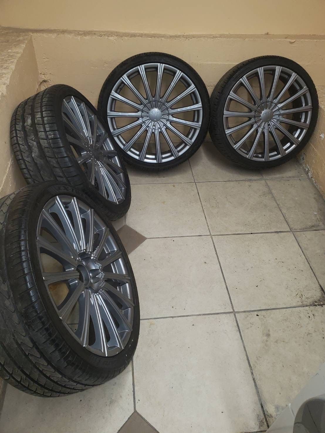20” Velocity Rims with Tires