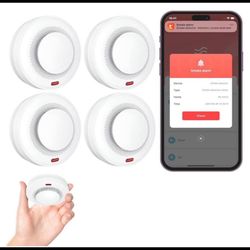 Smart Smoke Detector Fire Alarm, Wi-Fi Smoke Detector