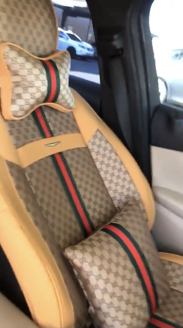 Gucci Car seat cover, Car Parts & Accessories on Carousell