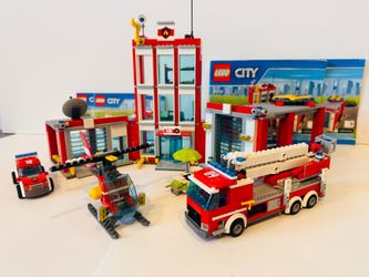 LEGO City Large Fire Station Headquarters (Set 60110) – Retired!
