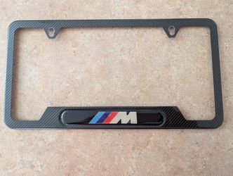 BMW license Plate Frames And Valve caps