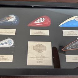 Harley Davidson 2006 Mini Gas Tank Shadow Box