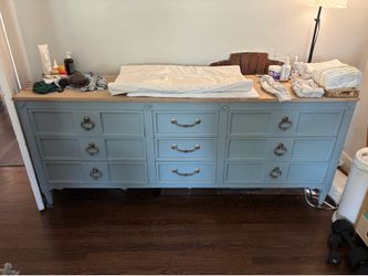 Wood dresser, large