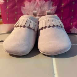 Goldbug Pink Moccasin Booties 