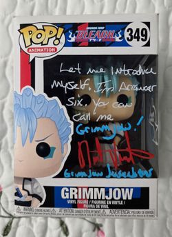 Signed Grimmjow Funko Pop
