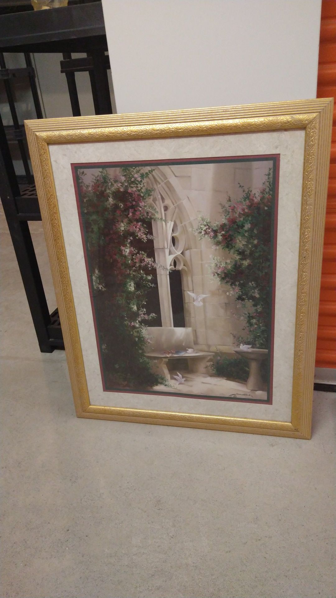 Birkenstock framed picture